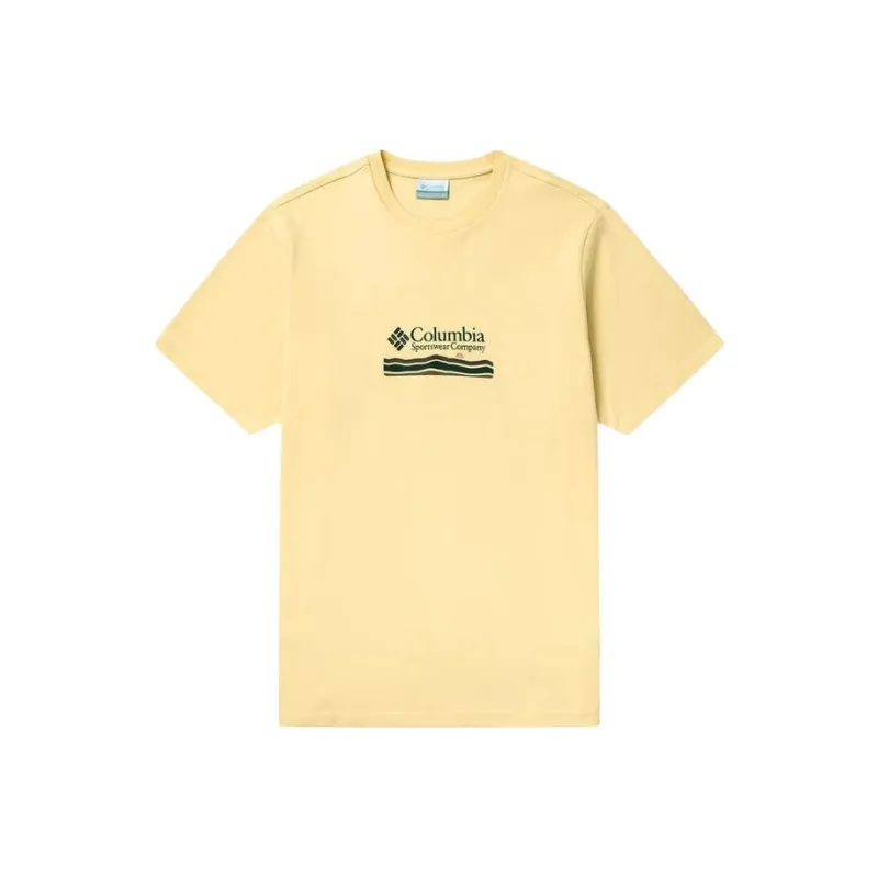 Columbia T Shirts Men Yellow-0