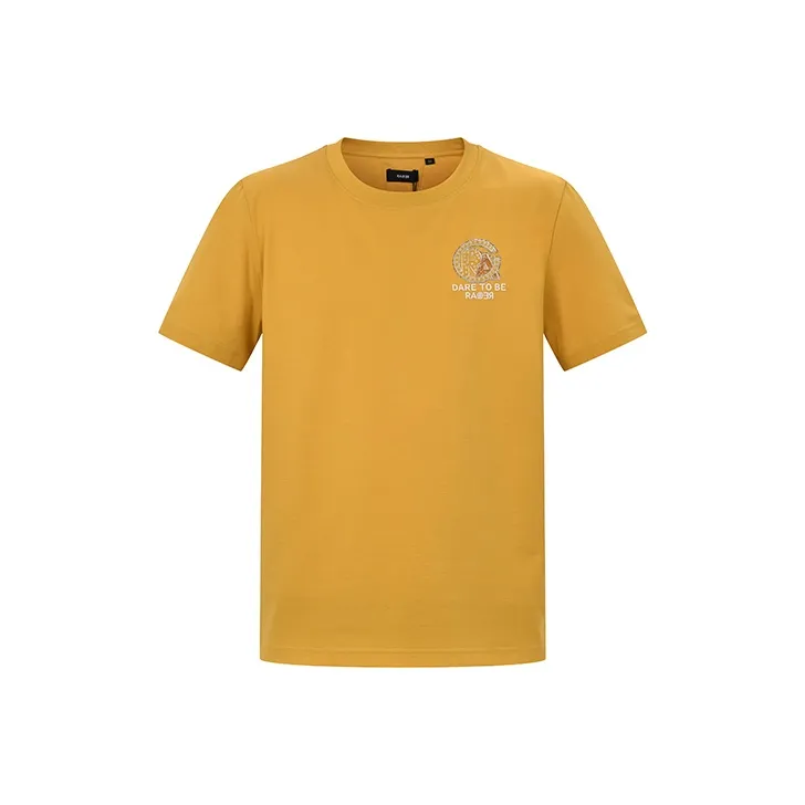 RARE Short Sleeved T Shirts Men's Yellow-0
