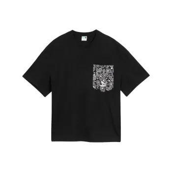 PUMA Set in Sleeve T Shirt Unisex Black
