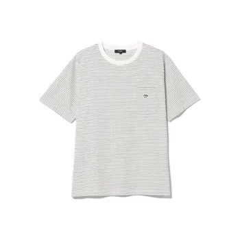 Beams T Shirts Men White Gray