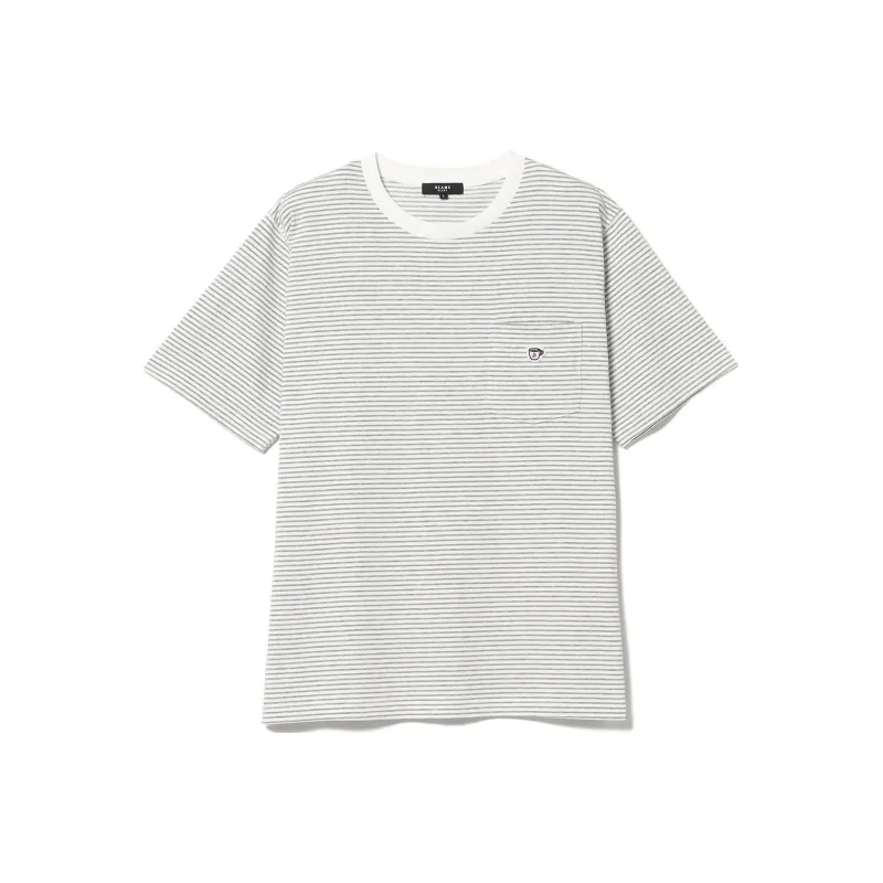 Beams T Shirts Men White Gray-0