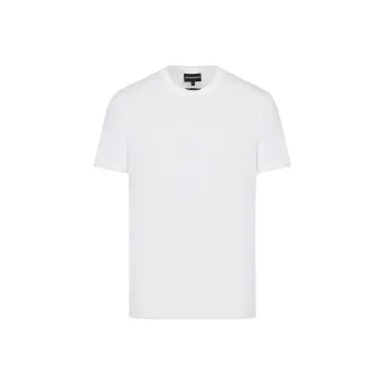 EMPORIO ARMANI Jersey T shirt With Jacquard Logo