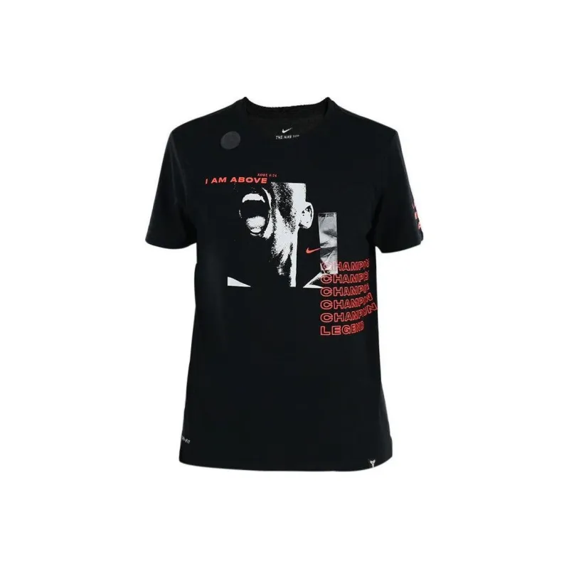 Nike T Shirts Men Black-0