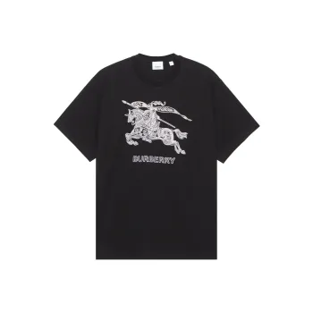 Burberry Embroidered Ekd Cotton Prorsum T shirt