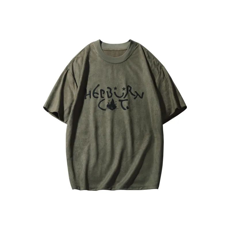 Hepburn Cat T-Shirts Unisex-16