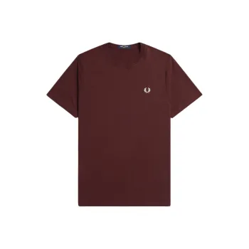 FRED PERRY Crew Neck T-Shirt T-Shirt Men's Red