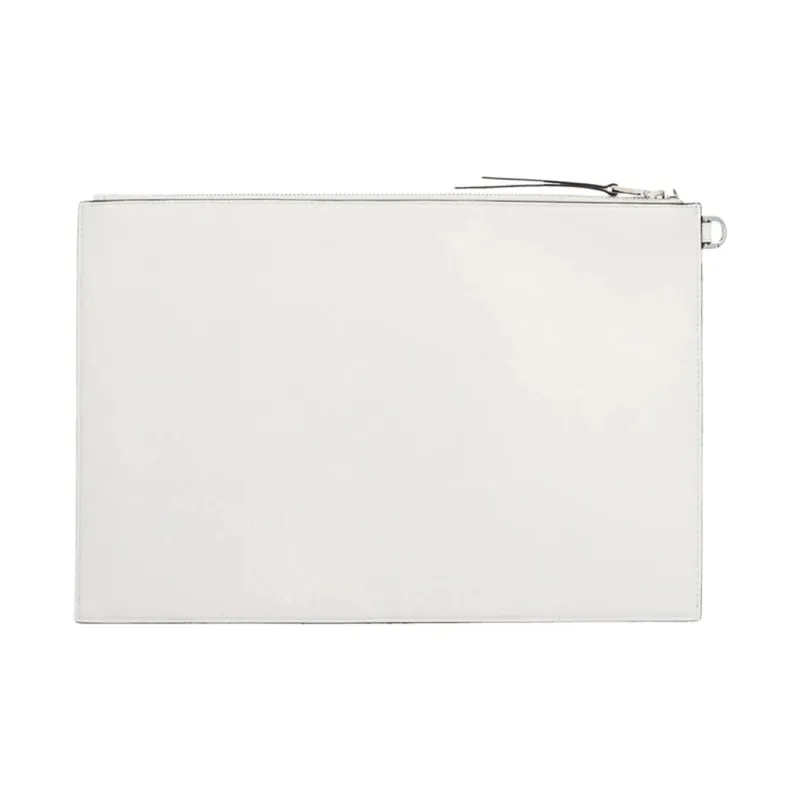 Givenchy Cow Leather Clutch Women's White-1