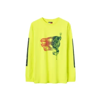 Aries X Tommy Hilfiger Tommy Hilfiger X Aries Co-brand T-Shirts Unisex Yellow Green