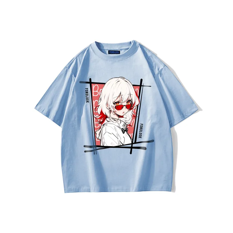 FONDLOOK T Shirts Unisex-16