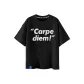 Black Sole White Text