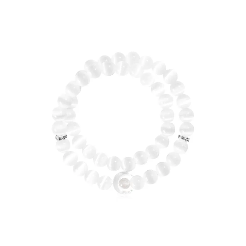 D.K.X Glass Cat Eye Bracelets Unisex-4