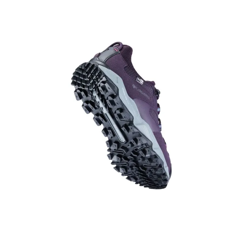 Columbia Anti-Slip Wear-Resistant Low-Top Hiking Shoes Women's Purple Loose Fit-4