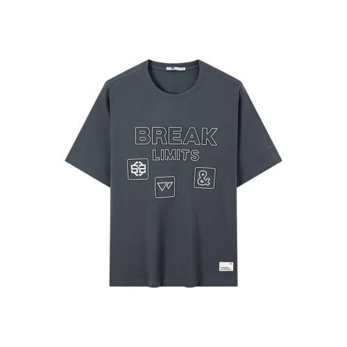 SEPTWOLVES T Shirt Men's Gray Blue