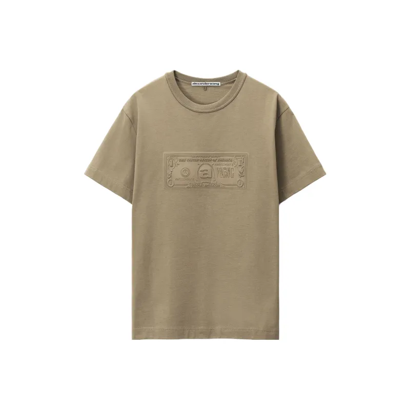 Alexander Wang Money print Short sleeve T shirt-0