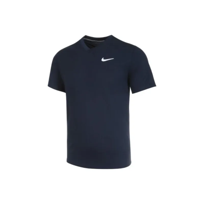 Nike T Shirts Men Navy Blue-0