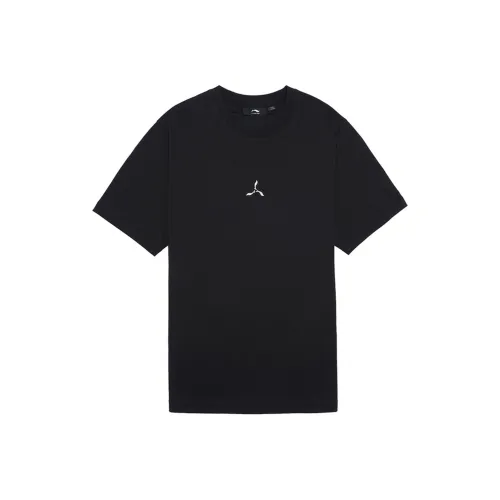 LI NING 1990 T Shirts Men Black