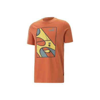 PUMA Holiday T-Shirts Men Orange