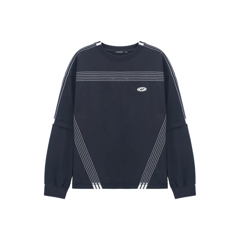 UNVESNO T Shirts Unisex Navy Blue-0