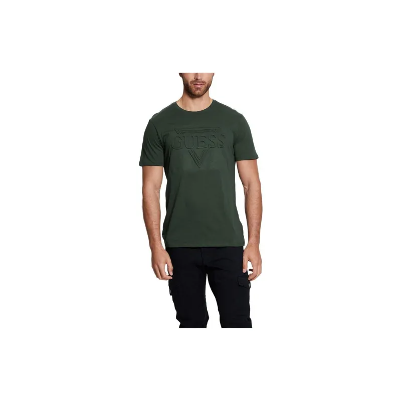 GUESS Eco Embossed Logo Tee T-Shirt Men's Jasper-0