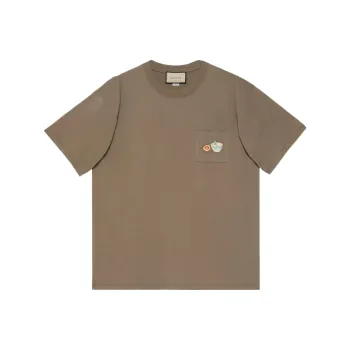 GUCCI T-Shirts Men Brown