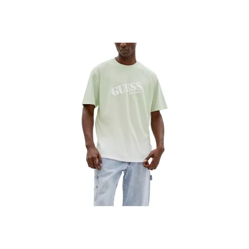 GUESS Originals Dip-Dye Logo Tee T-Shirt Men's Green