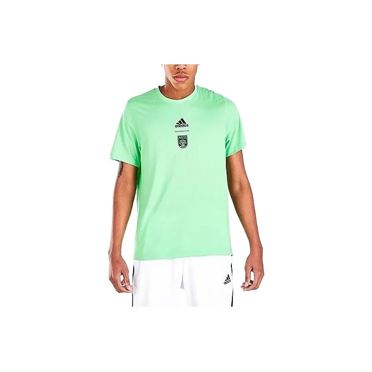 Adidas T-Shirts Men Mint Green-0
