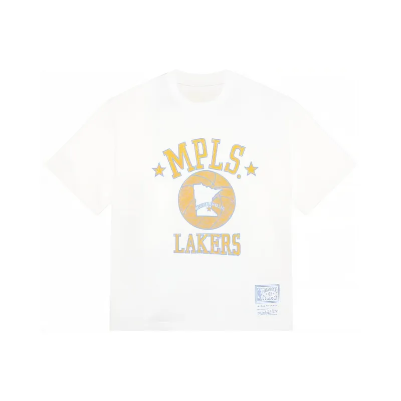 Mitchell & Ness T Shirt Unisex White-0
