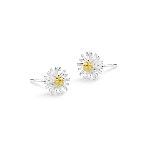 ETAHLOVE S925 Silver Stud Earrings Women's