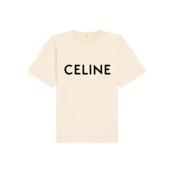 CELINE T-Shirts Men Yellow