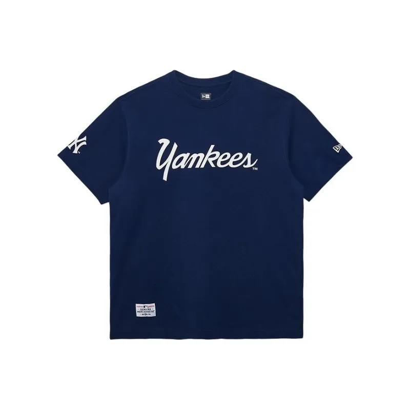 New Era T Shirt Unisex Navy Blue-0