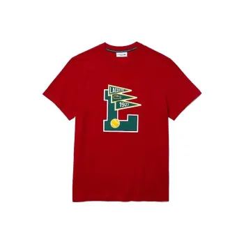 LACOSTE T Shirts Men Red