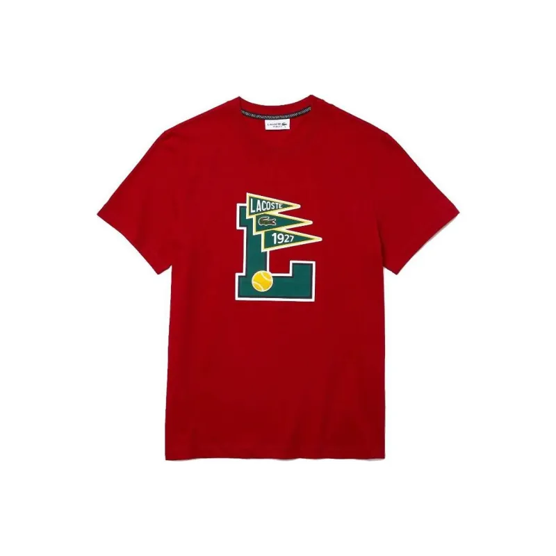 LACOSTE T Shirts Men Red-0