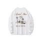White Long-Sleeved (Ribbed Sleeves)