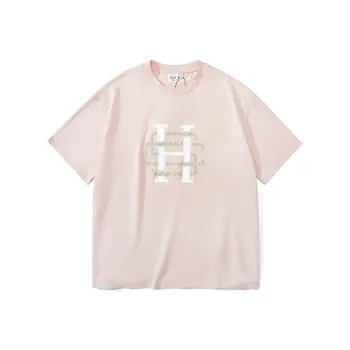 Herschel T-Shirts Unisex Gray Rose