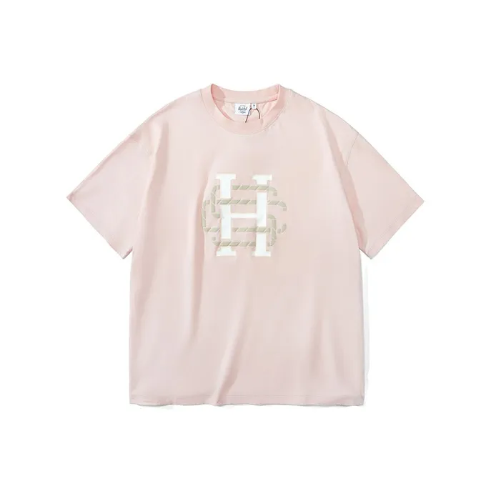 Herschel T-Shirts Unisex Gray Rose-0