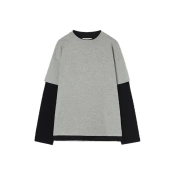 JIL SANDER T Shirts Men Silver Gray