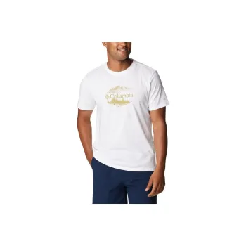 Columbia Bluff Mesa II Graphic S/S T-Shirt Men's White