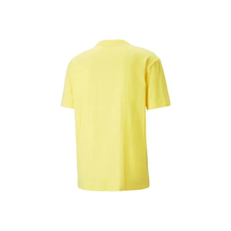 PUMA T Shirt Unisex Dynamic Yellow-4