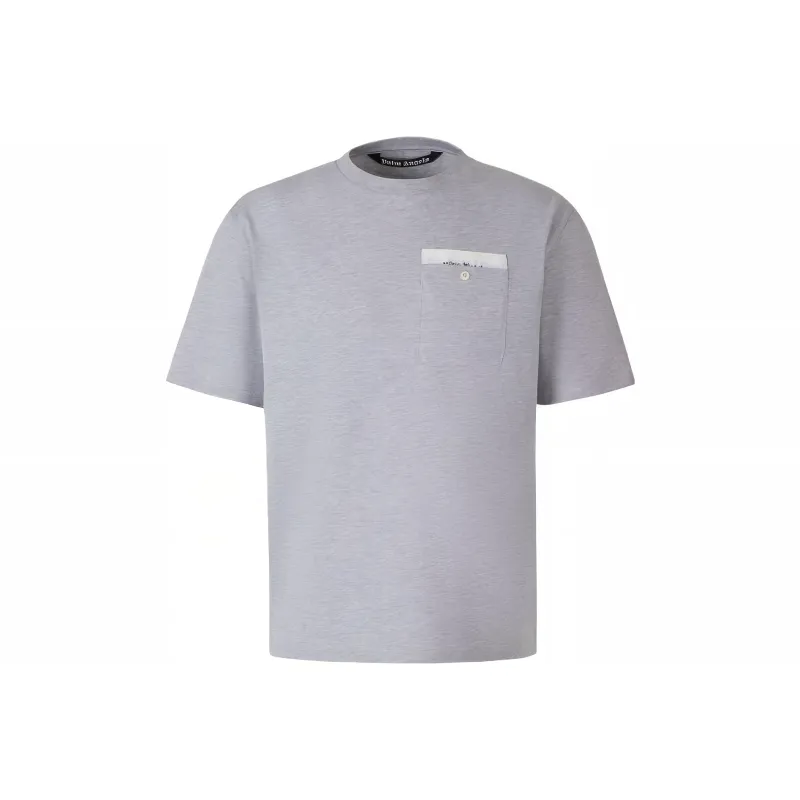 PALM ANGELS Sartorial Tape Logo Detailed T Shirt-0