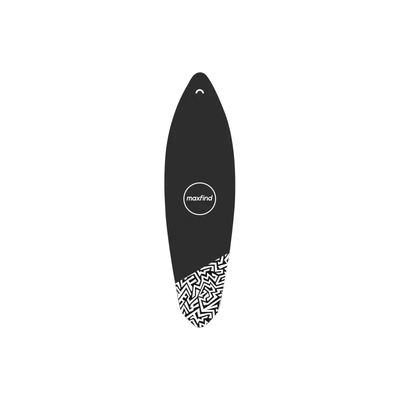 MAXFIND Double Kick Skateboard Fish Skateboard Land Surfboard Longboard Skateboard Sandpaper PVC-8