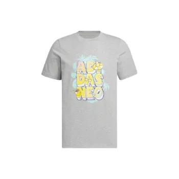 Adidas Neo T Shirts Men Medium Heather Gray