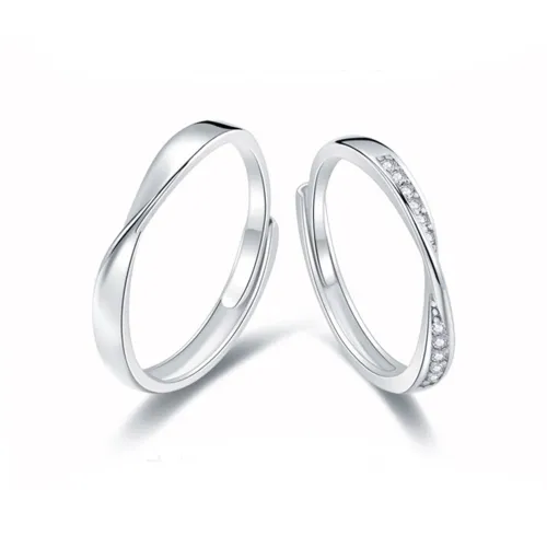 JESCAKOO S925 Sterling Silver Rings Unisex