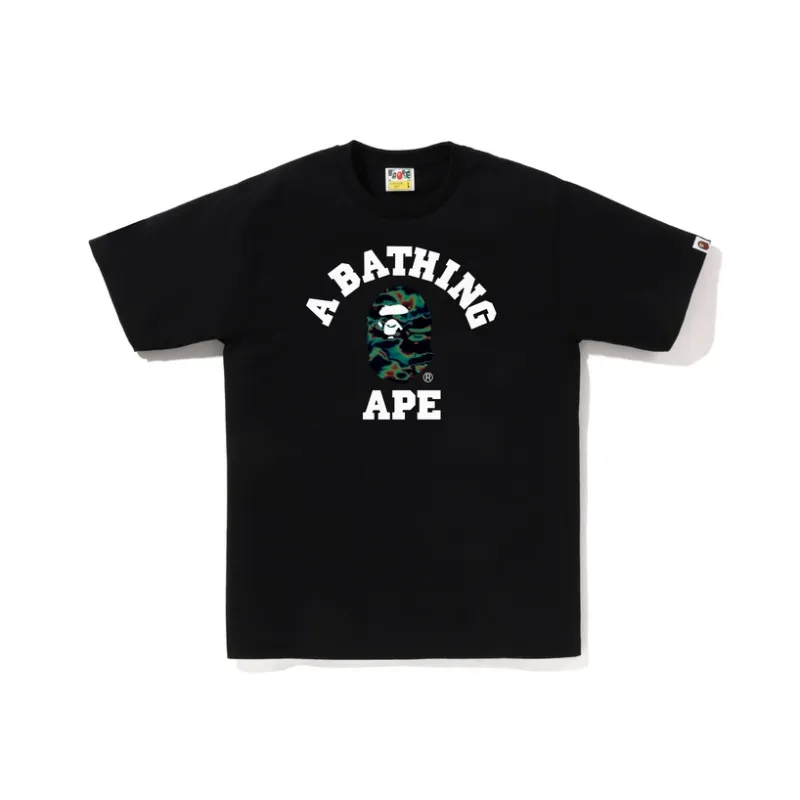 Bape Thermography College Tee-0
