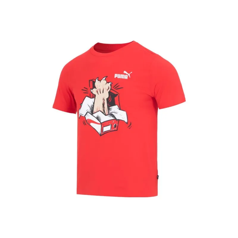 PUMA T Shirts Men Red-0