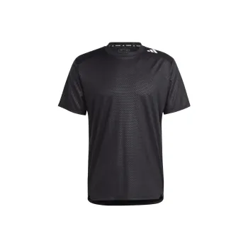 Adidas Set in Sleeve T Shirt Men's Black