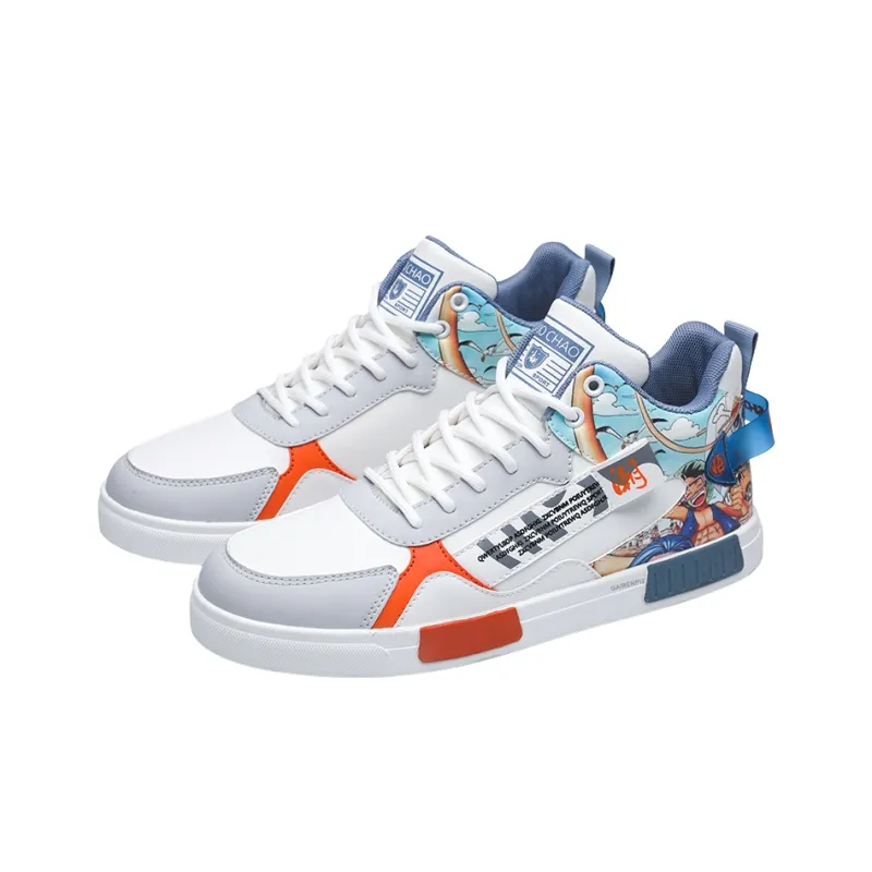 Gai Renpu Slip Resistant Water Resistant Support High Top Skateboard Shoes Men's-9