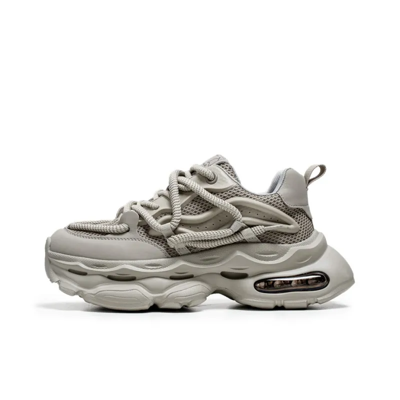 HACKBUTEER Low Top Chunky Sneakers Men's-0