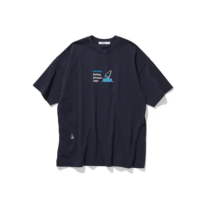 Nautica White Sail T Shirts Unisex-3
