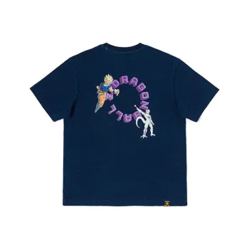Lee x LONGZHU LIANMINGKUAN SS23 T Shirt Men's Dark Blue