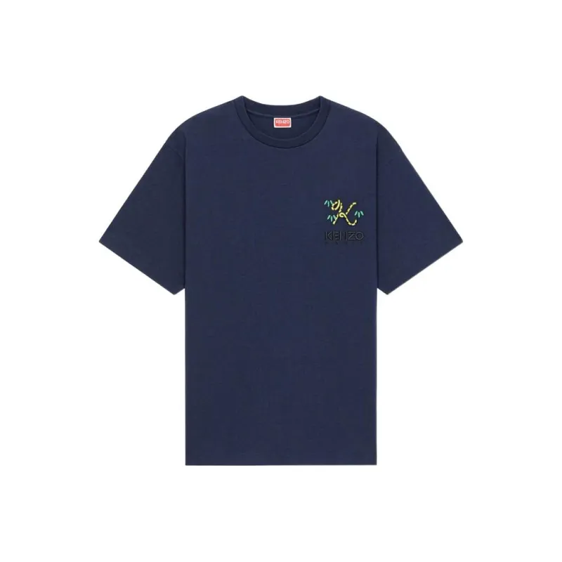KENZO X Nigo FW22 Drop2 T Shirts Men Midnight Blue-0